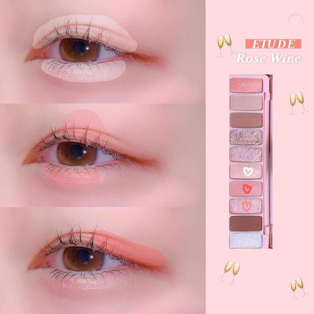 プレイカラー アイシャドウ/ETUDE/アイシャドウパレットを使ったクチコミ(2枚目)