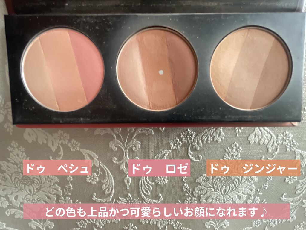 ティー パーティー ブラッシャー パレット/too cool for school/パウダーチークを使ったクチコミ（3枚目）