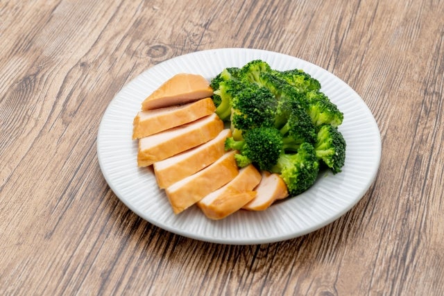 鶏肉とブロッコリー