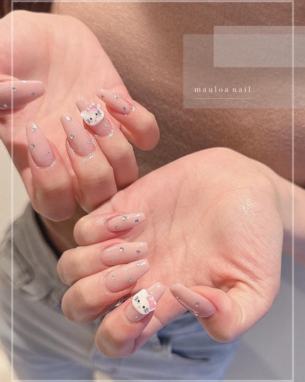 mauloa_nail on LIPS 「・ 🎀🎀🎀・ネイルやり方動画fantistにて多数更新してます..」(1枚目)