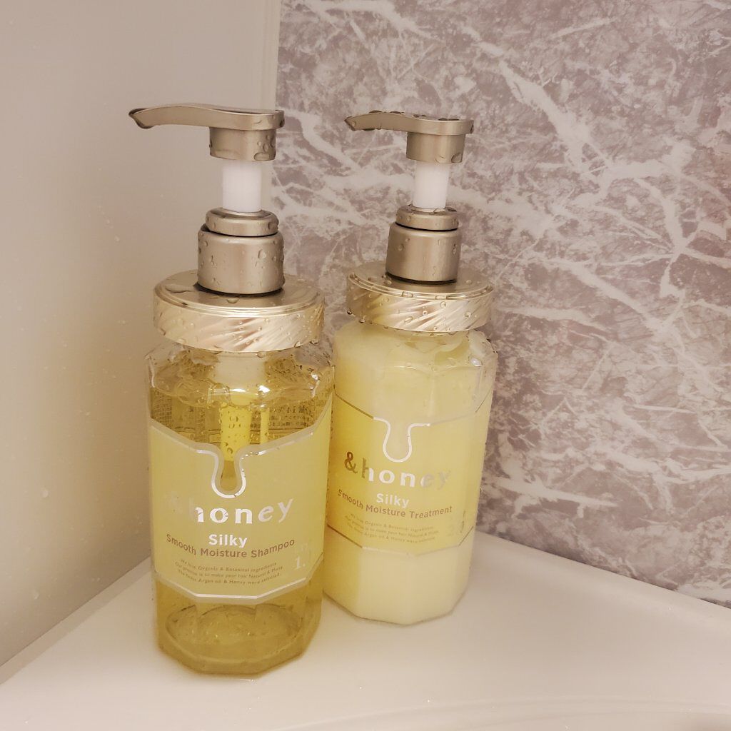シルキー　スムースモイスチャー　シャンプー　1.0/ヘアトリートメント　2.0/&honey/市販シャンプーを使ったクチコミ（1枚目）