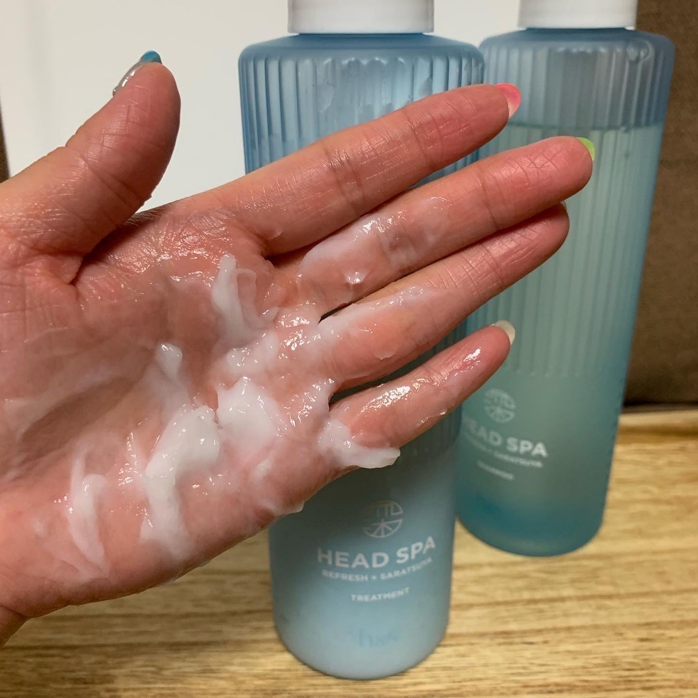 リフレッシュ × さらつや シャンプー/トリートメント/h&s/市販シャンプーを使ったクチコミ(2枚目)