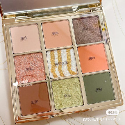 長相思シリーズ 9色アイシャドウパレット/CATKIN/アイシャドウパレットを使ったクチコミ(4枚目)