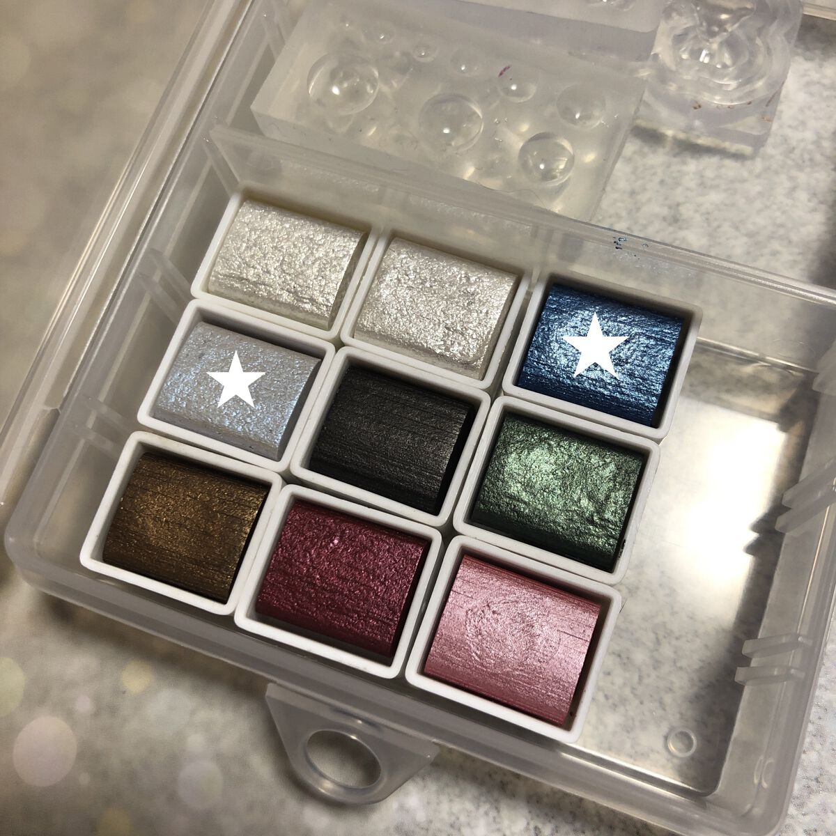 水彩メタリックパレット/ネイル工房/ネイル用品を使ったクチコミ（2枚目）