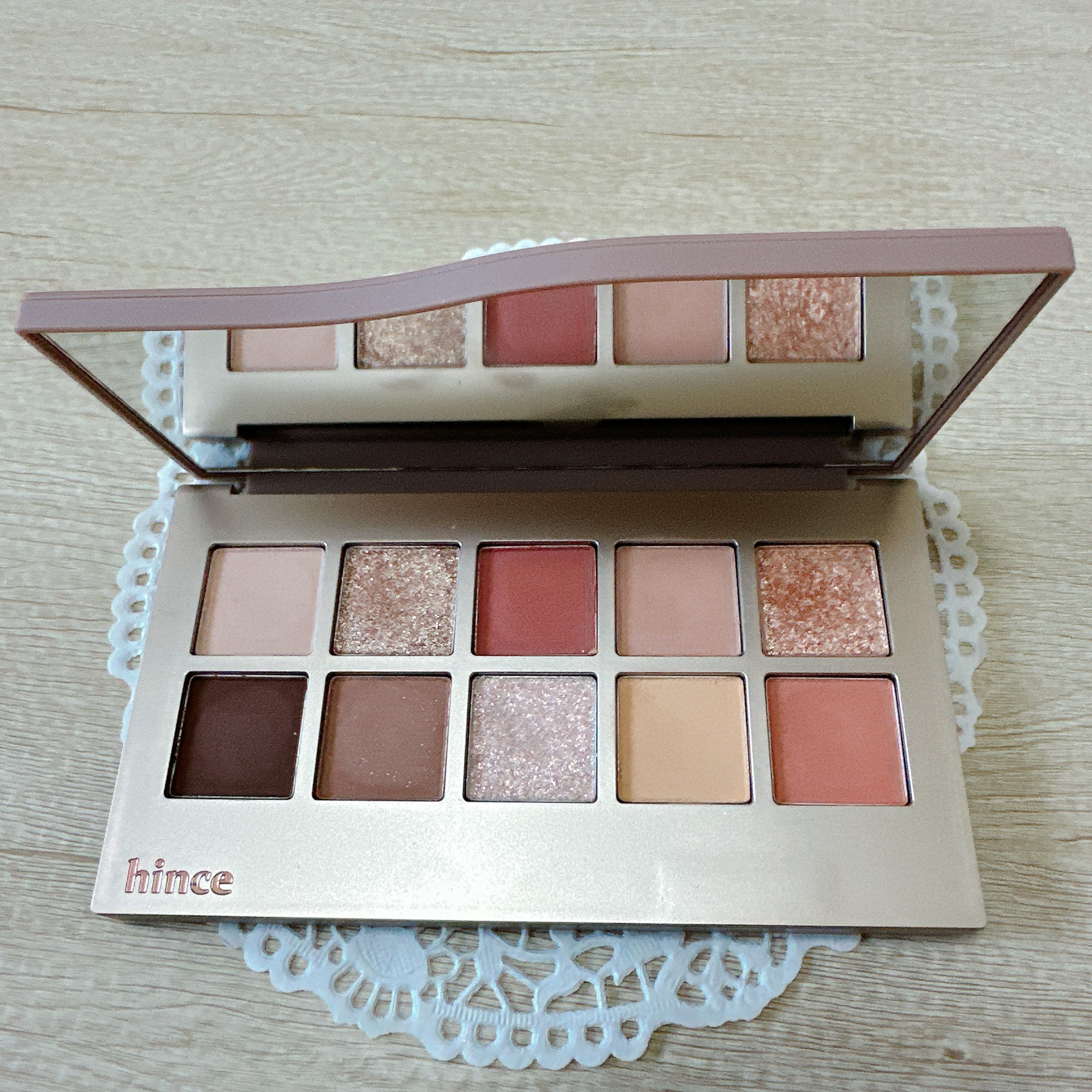 ニューデップスアイシャドウパレット 05 ニュー・ビギニング/hince/アイシャドウパレットを使ったクチコミ（3枚目）