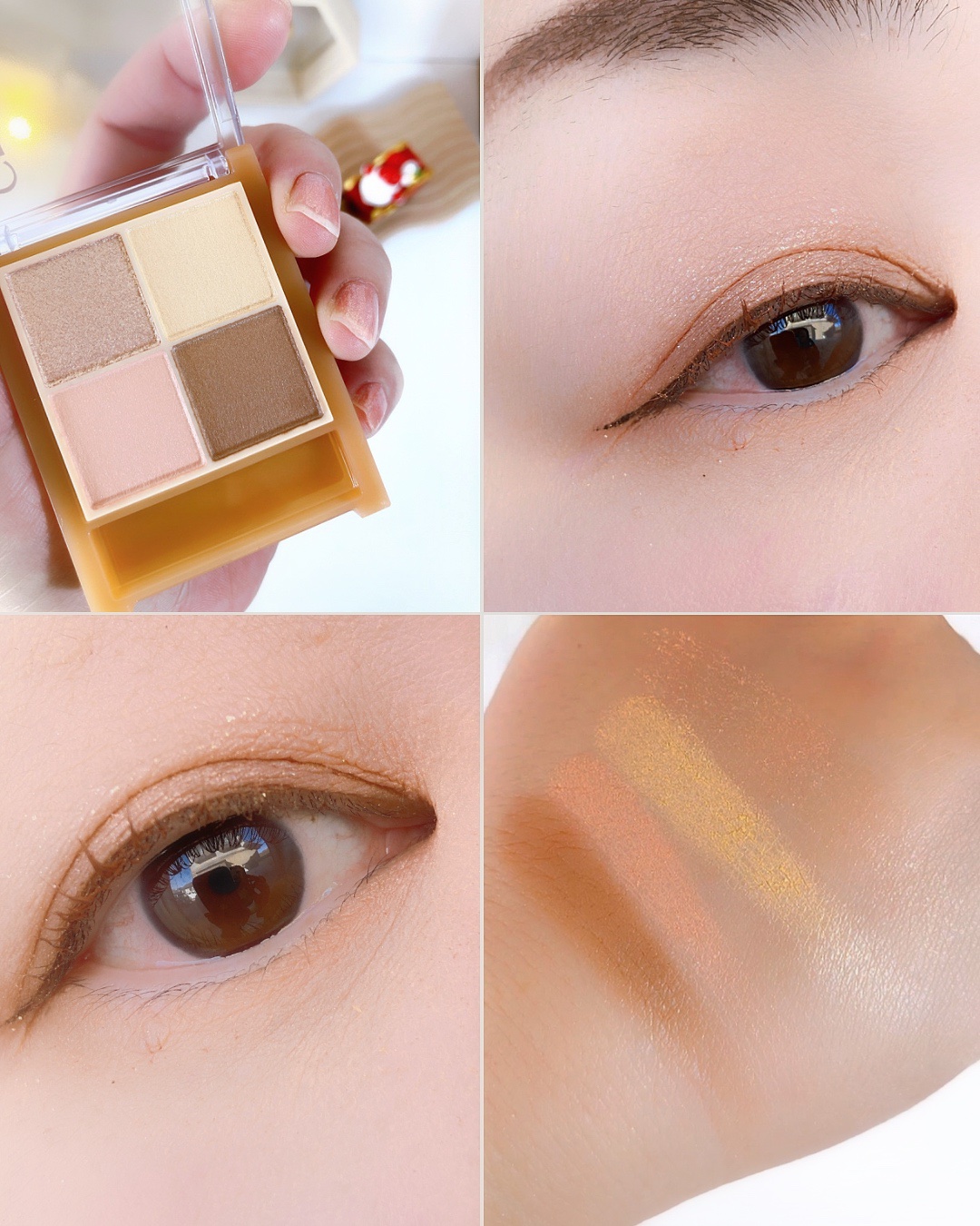 ベージュトーンアイシャドウ/CEZANNE/アイシャドウパレットを使ったクチコミ（2枚目）