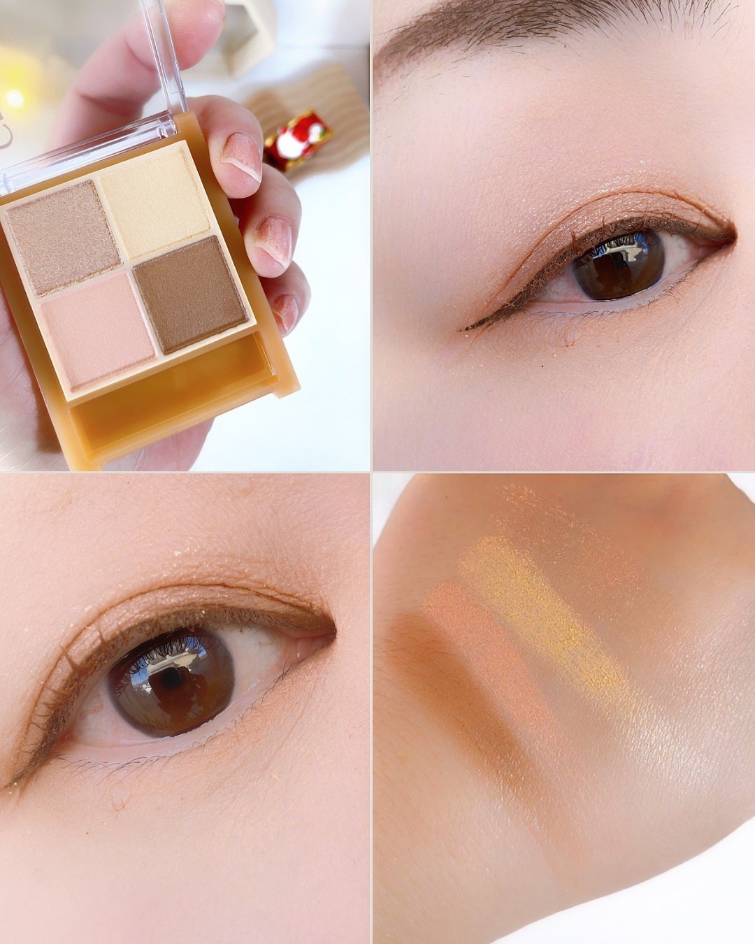 ベージュトーンアイシャドウ/CEZANNE/アイシャドウパレットを使ったクチコミ(2枚目)