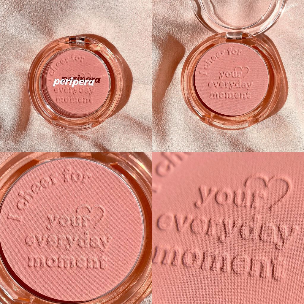 ピュア ブラッシュド サンシャイン チーク/PERIPERA/パウダーチークを使ったクチコミ（2枚目）