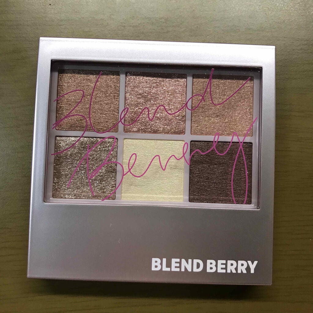 オーラクリエイション/BLEND BERRY/アイシャドウパレットを使ったクチコミ(2枚目)