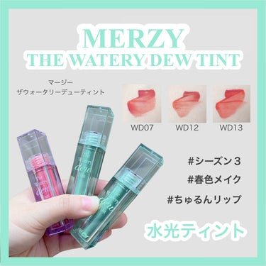 ザ ウォータリー デューティント WD7 ダスティーモーヴ/MERZY/口紅を使ったクチコミ（1枚目）