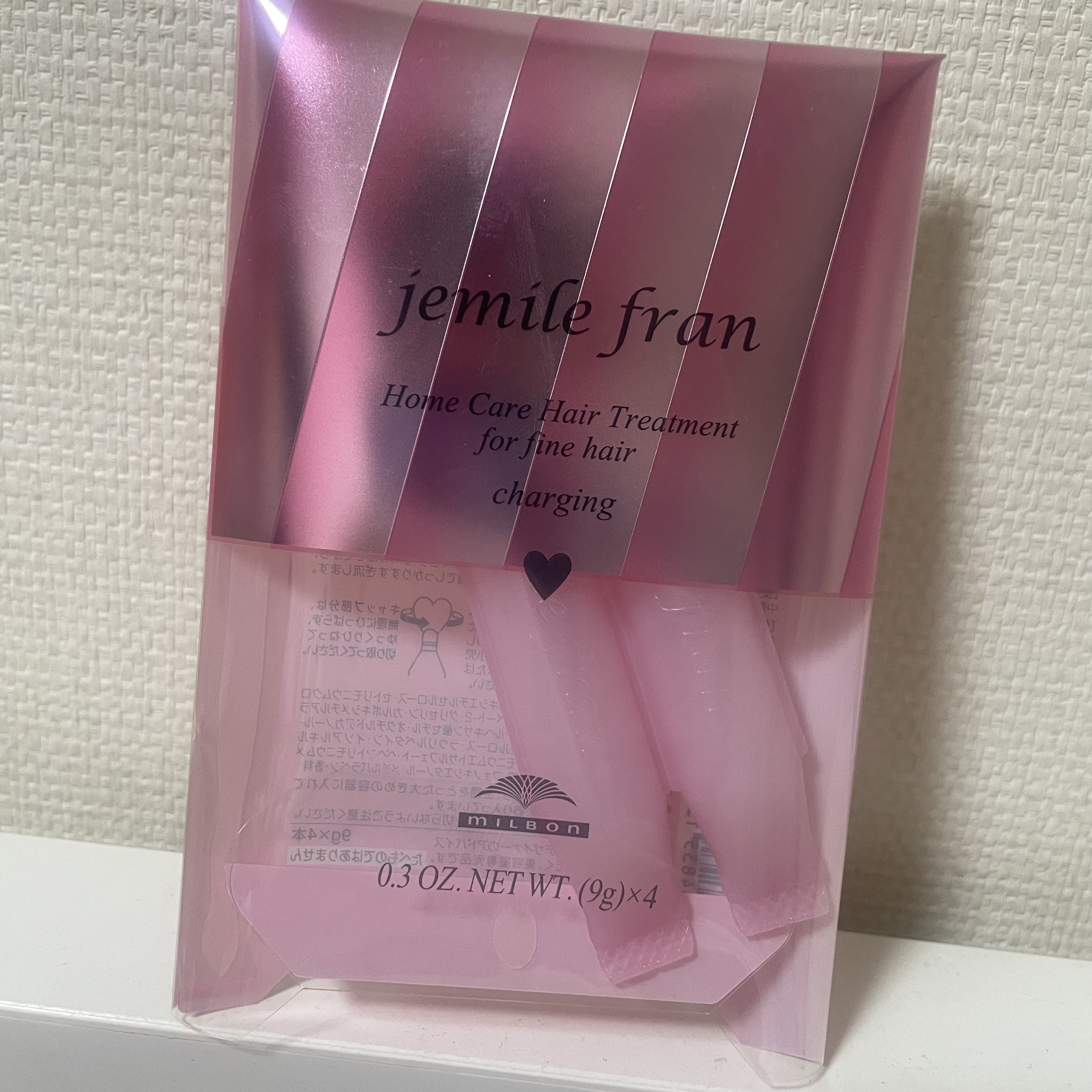 ジェミールフラン ヘアケアシリーズ サロントリートメント ハートチャージング/ジェミールフラン/洗い流すヘアトリートメントを使ったクチコミ（1枚目）