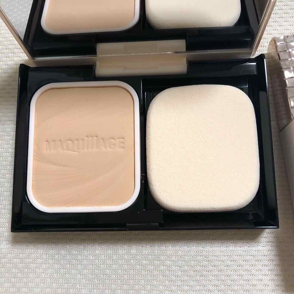 ドラマティックパウダリー UV/マキアージュ/パウダーファンデーションを使ったクチコミ（2枚目）