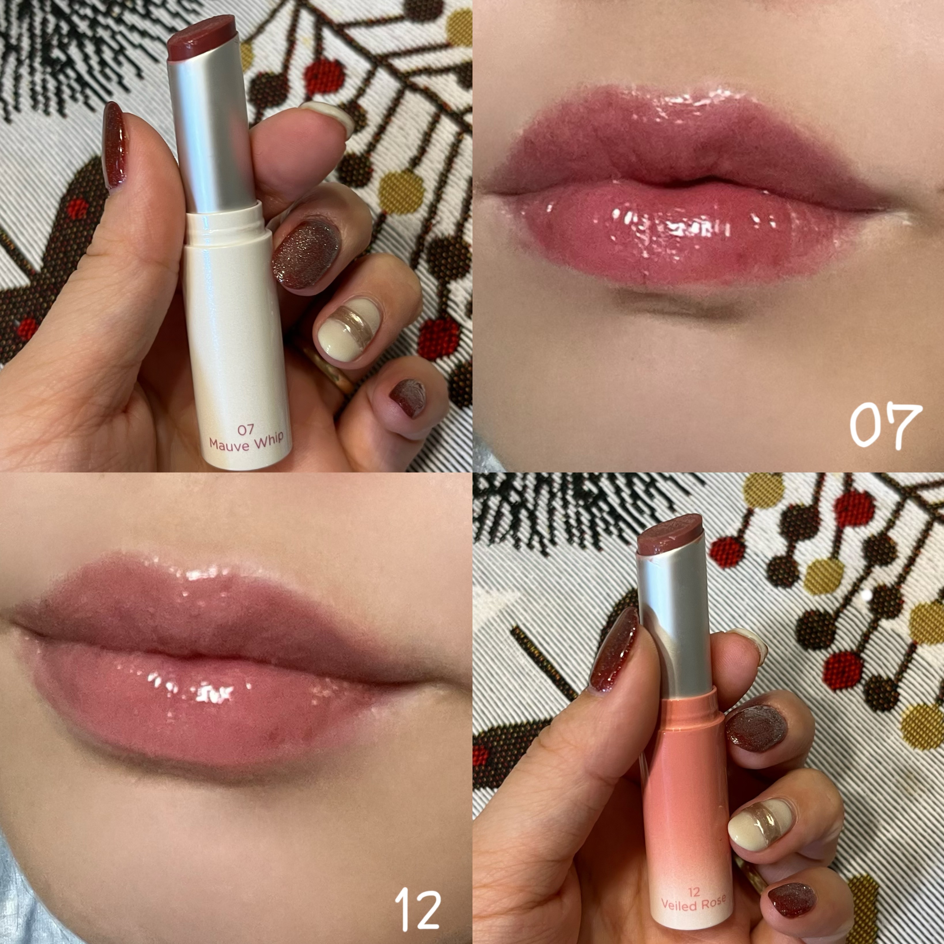 グラスティングメルティングバーム/rom&nd/リップバームを使ったクチコミ（1枚目）