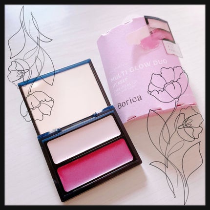 セラムマルチグロウデュオ/Borica/クリームハイライトを使ったクチコミ(2枚目)