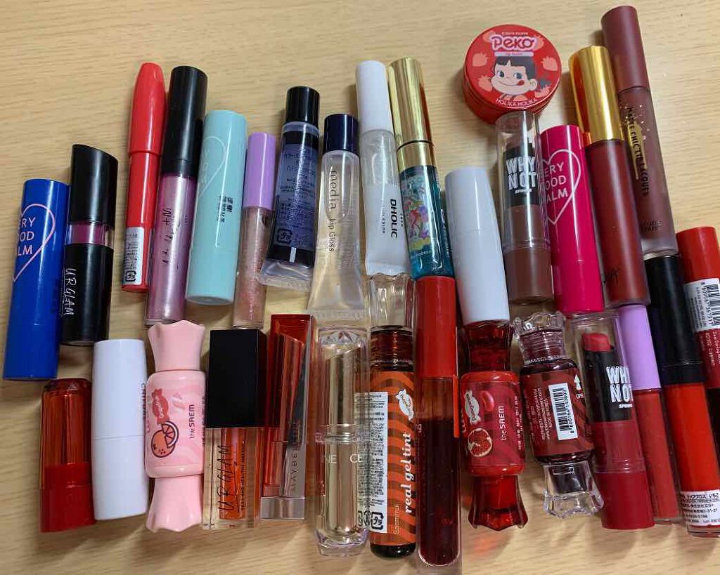 ラスティンググロスリップ/CEZANNE/口紅を使ったクチコミ（2枚目）