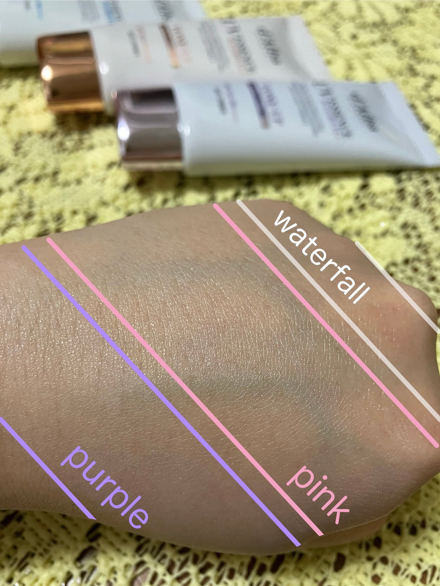 ダルバ ウォータフル トーンアップ サンクリーム(パープル)/ダルバ/日焼け止めクリームを使ったクチコミ(4枚目)