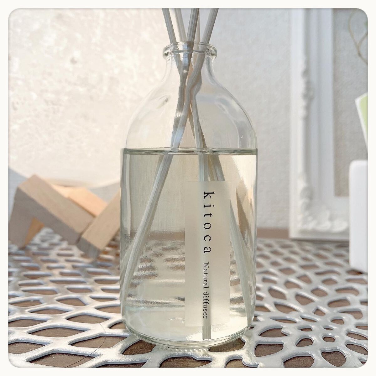 消臭リードディフューザー/Kitoca　木と果/ルームフレグランスを使ったクチコミ（2枚目）