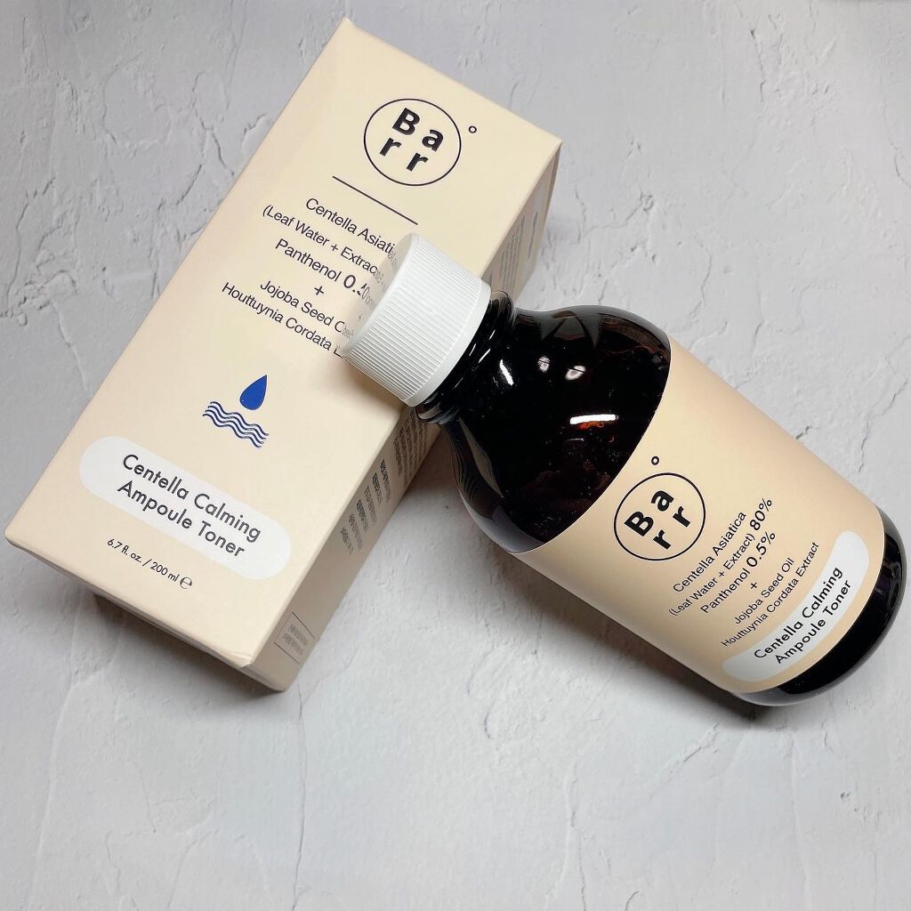 センテラカーミング アンプルトナー/バールコスメティックス/化粧水を使ったクチコミ(2枚目)