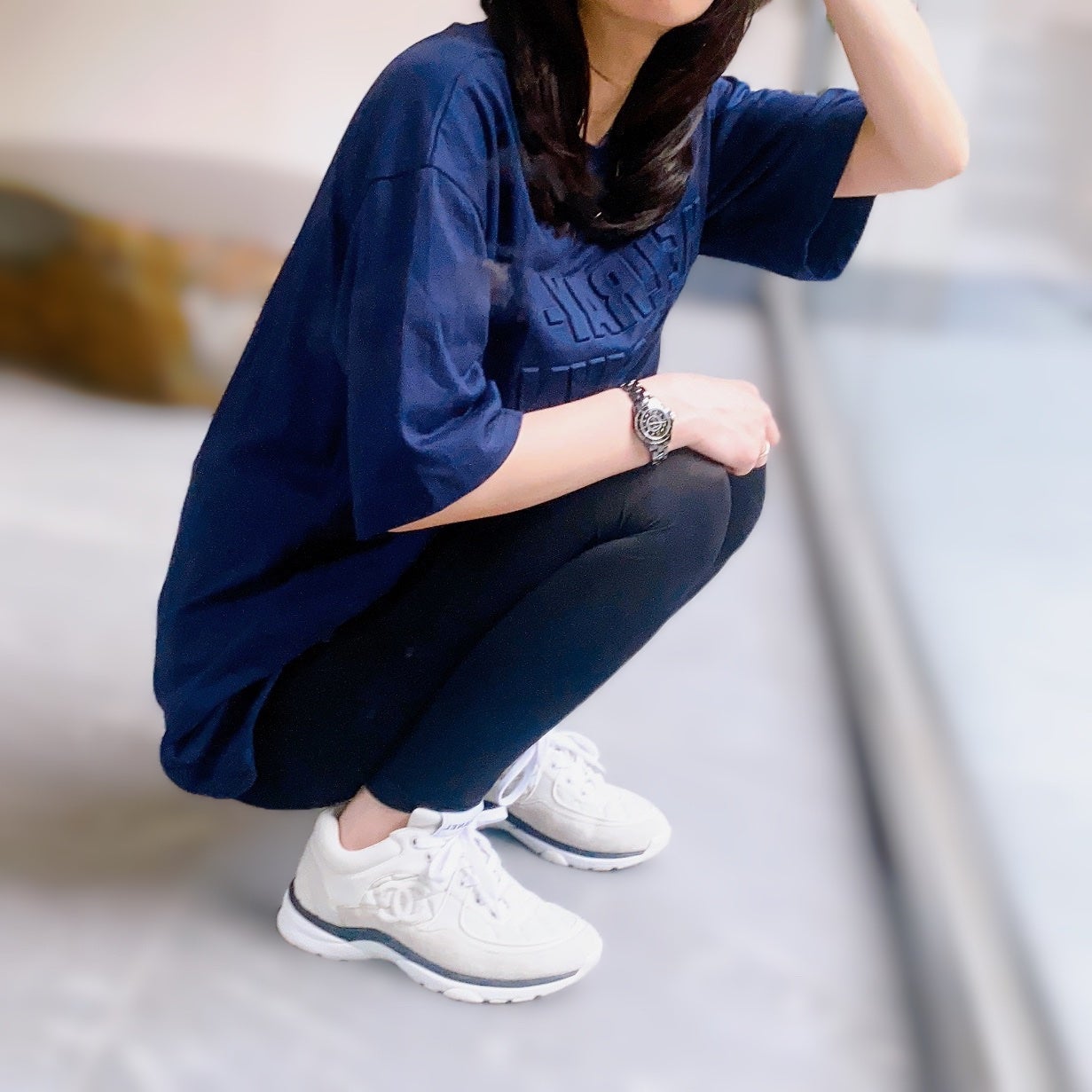 スリムレギンス color+/BELMISE/着圧ソックス・レギンスを使ったクチコミ(6枚目)