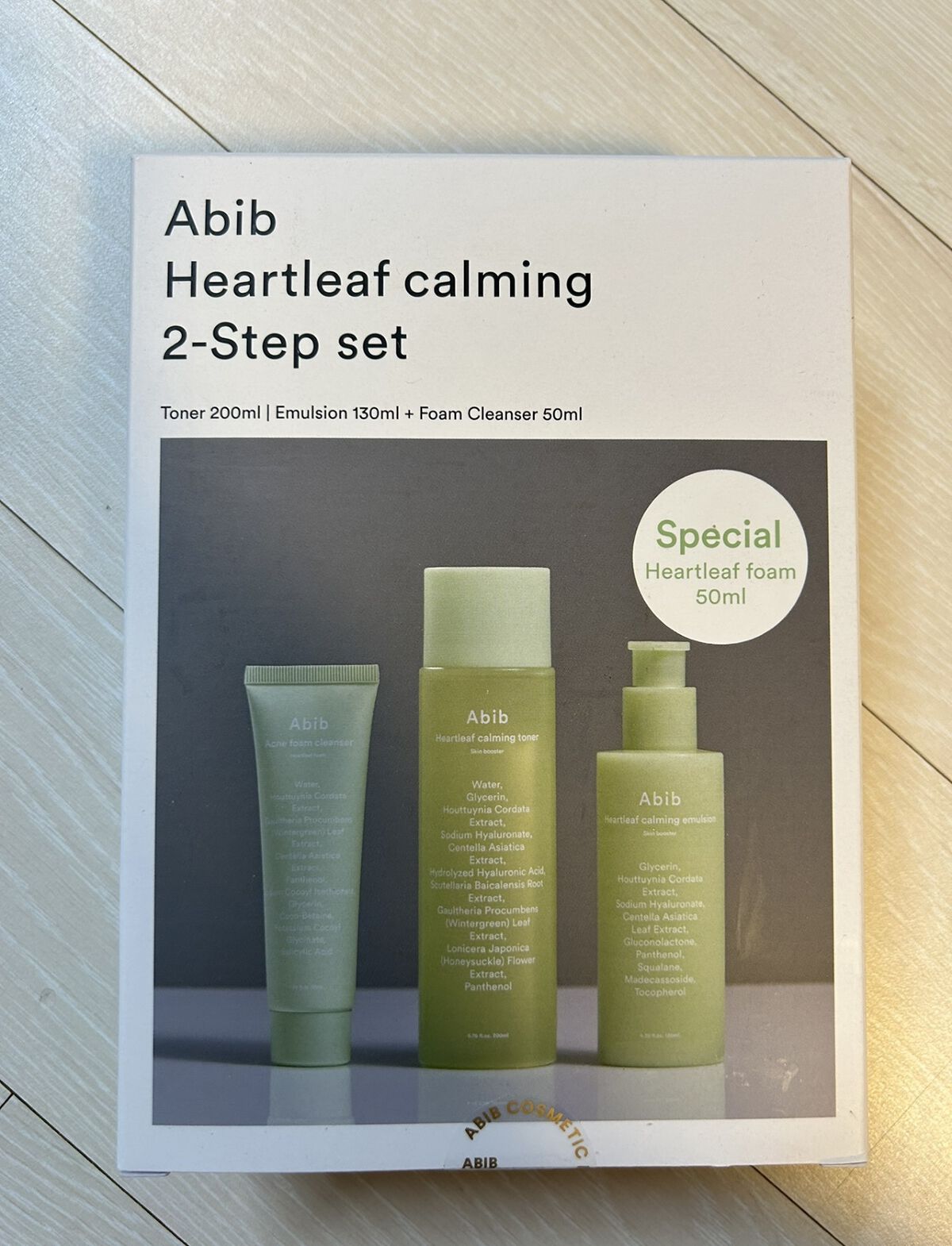 ＜楽天限定＞ドクダミ3種セット/Abib /スキンケアキットを使ったクチコミ（1枚目）