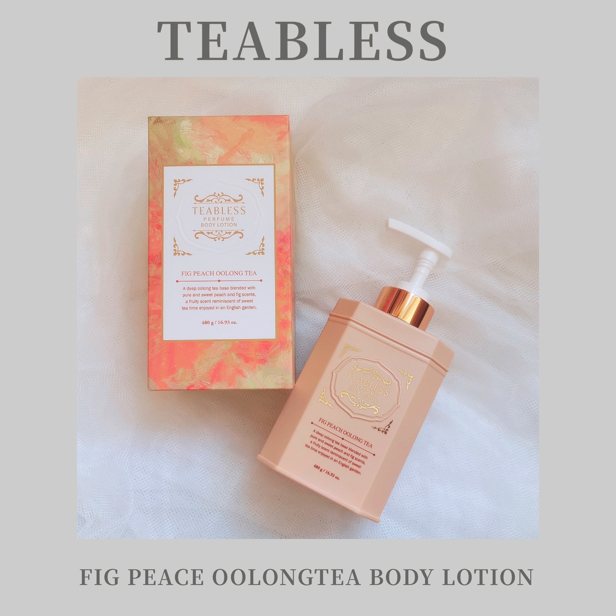 パフュームボディローション フィグピーチウーロンティー/TEABLESS/ボディローションを使ったクチコミ（1枚目）