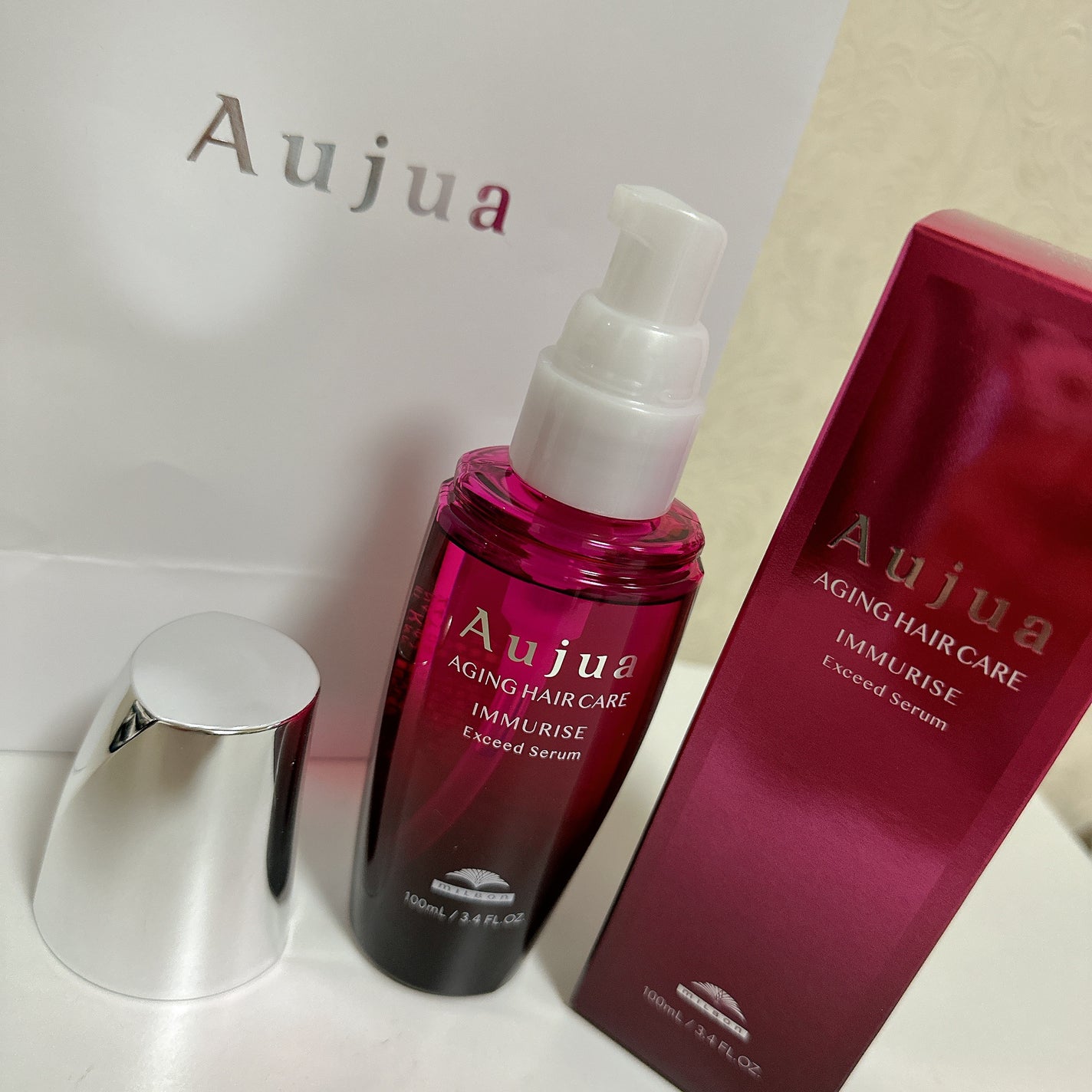 イミュライズ エクシードセラム/オージュア/ヘアオイルを使ったクチコミ(3枚目)