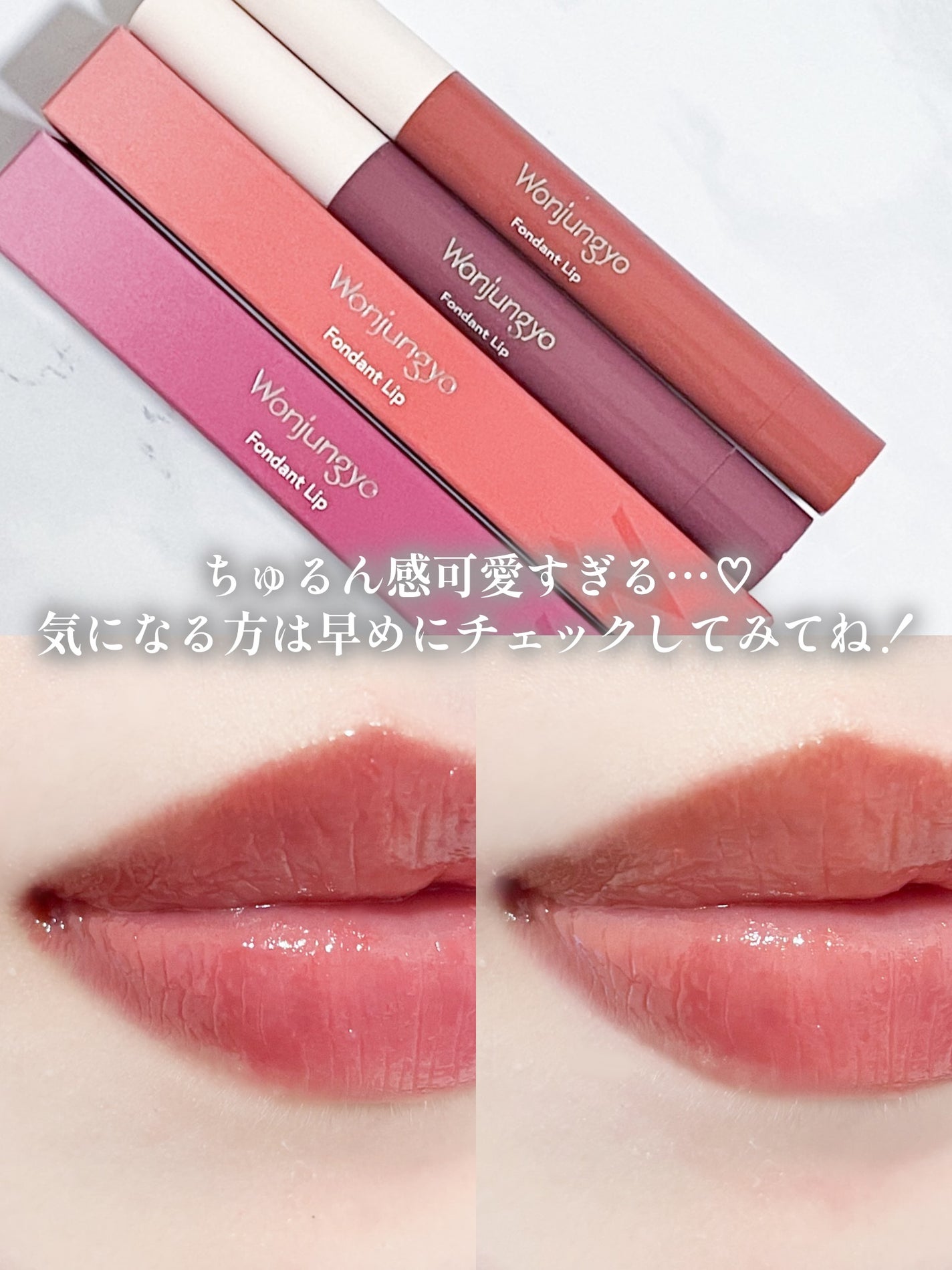 ウォンジョンヨ フォンダンリップ/Wonjungyo/口紅を使ったクチコミ(5枚目)