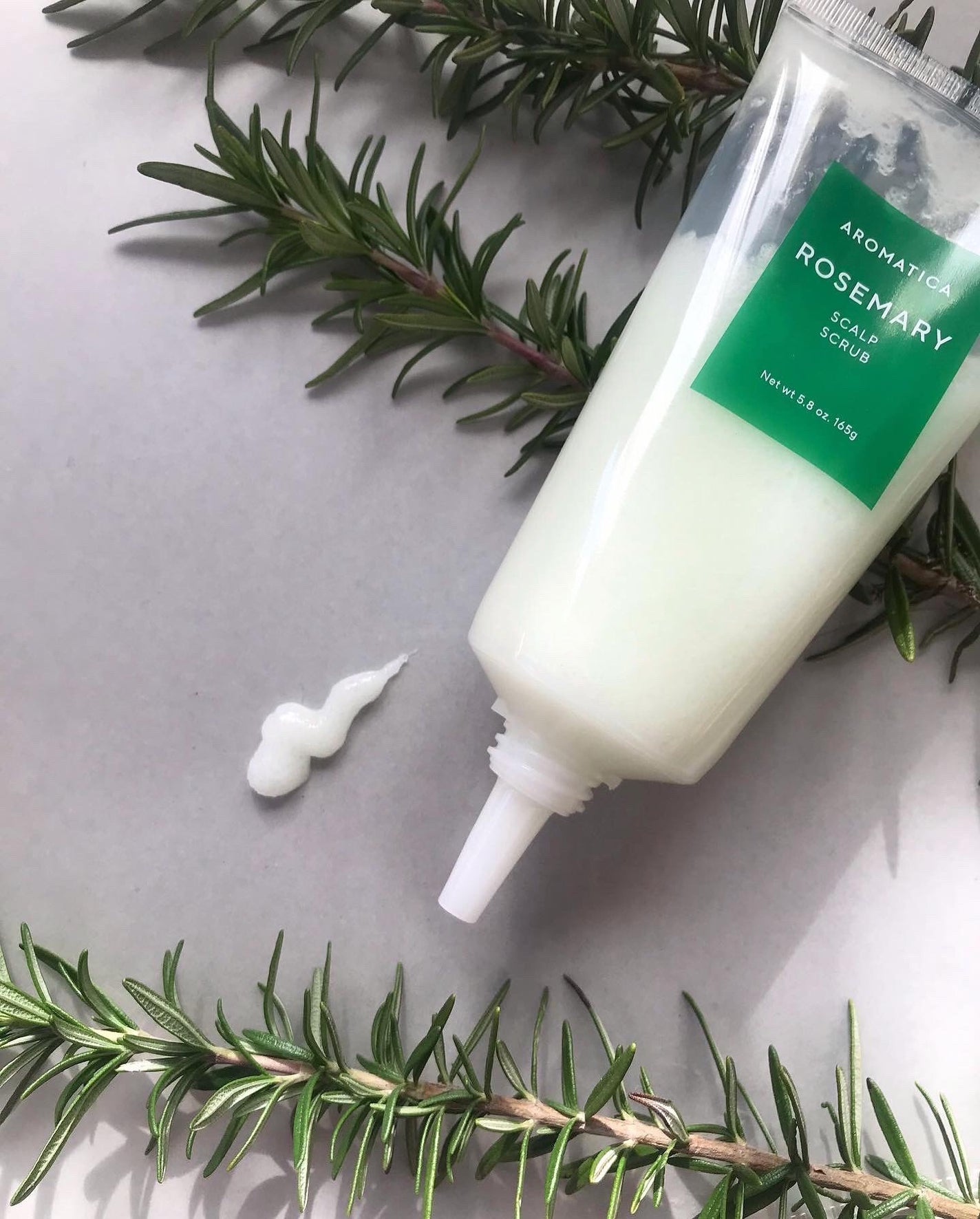 ローズマリー スカルプ スクラブ/AROMATICA/ヘッドスクラブを使ったクチコミ(3枚目)