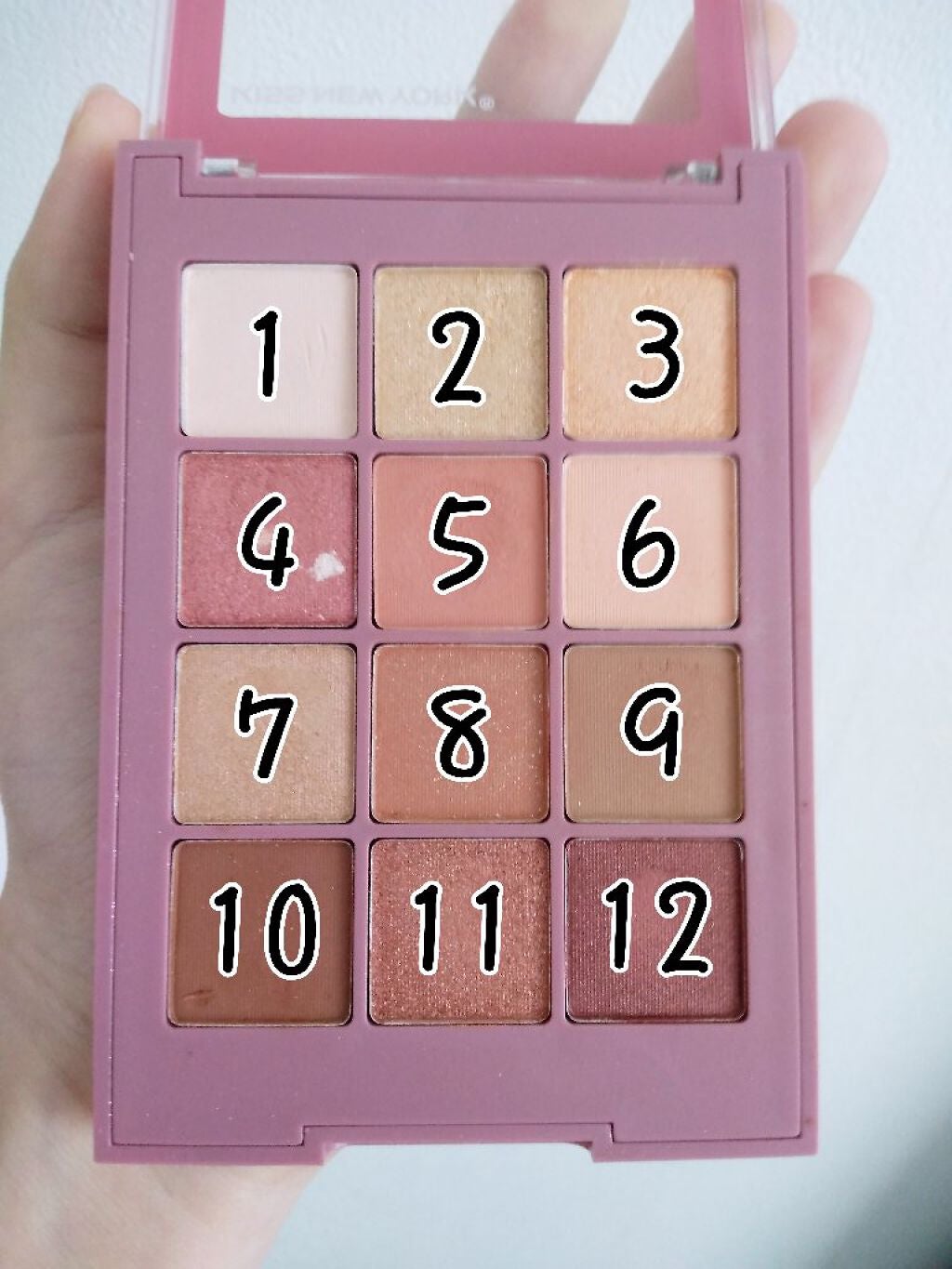 ディアダイアリー・ラブリームード/KISS NEW YORK/アイシャドウパレットを使ったクチコミ(3枚目)