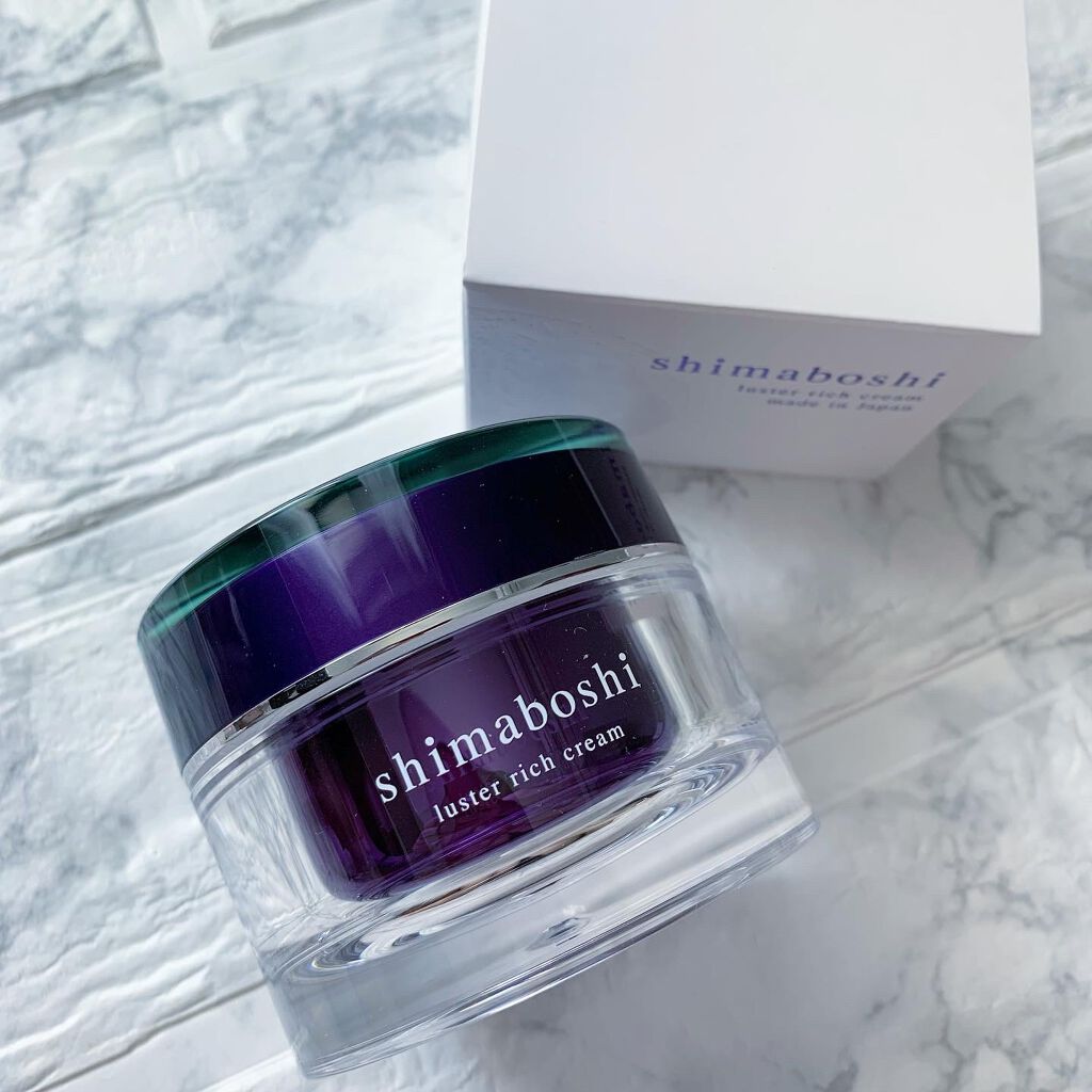ラスターリッチクリーム/shimaboshi/フェイスクリームを使ったクチコミ（1枚目）