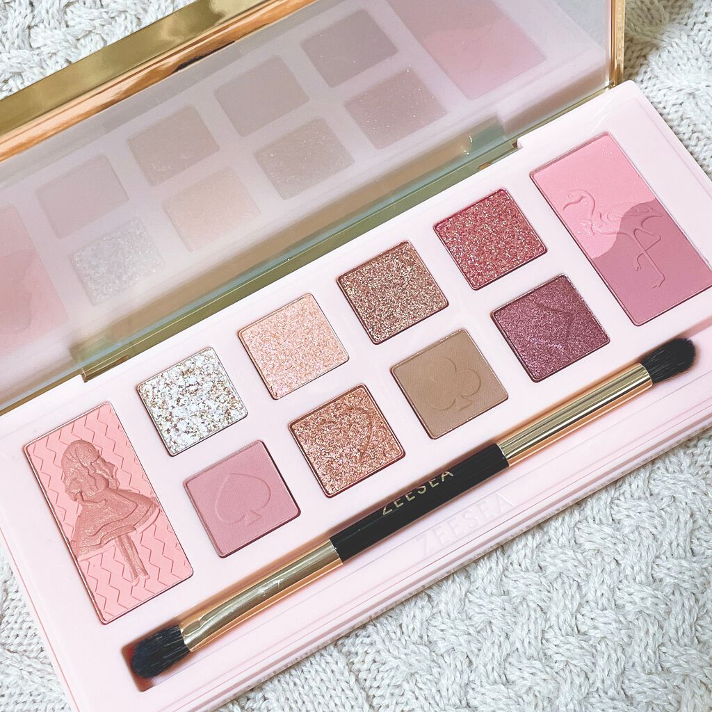 アリスドリームランドシリーズ 12色アイシャドウパレット(ZEESEA×大英博物館)/ZEESEA/アイシャドウパレットを使ったクチコミ(3枚目)