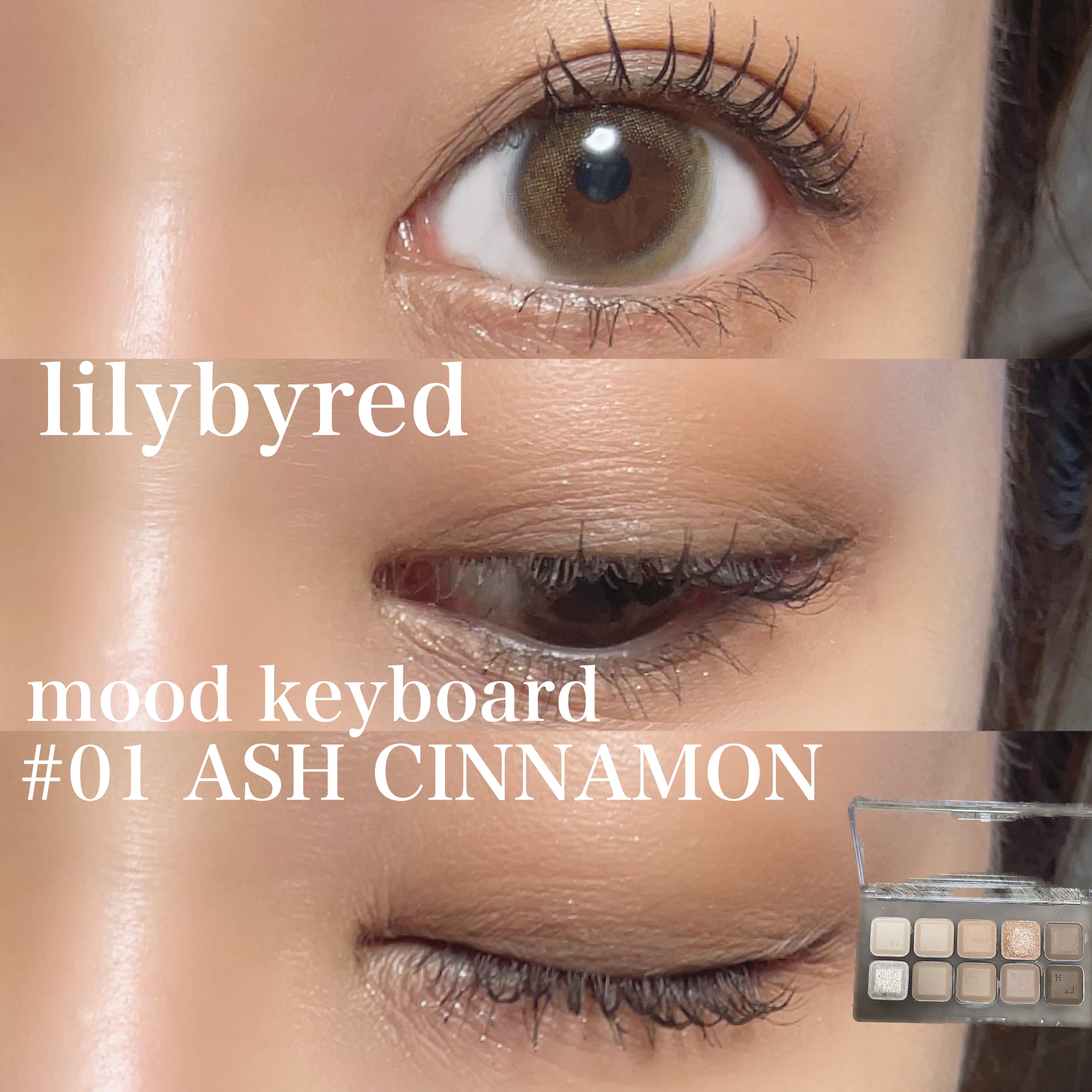 ムードキーボード/lilybyred/アイシャドウパレットを使ったクチコミ（1枚目）