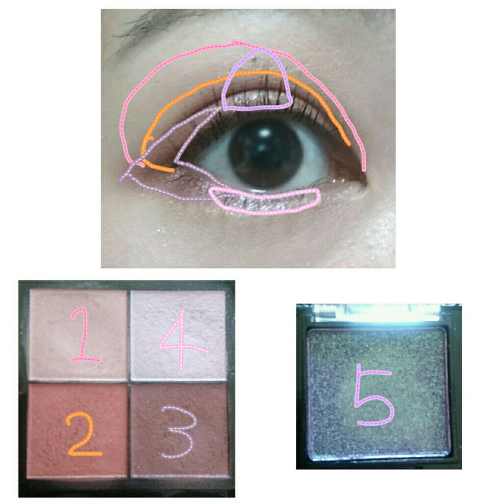 UR GLAM　POWDER EYESHADOW/U R GLAM/単色アイシャドウを使ったクチコミ（3枚目）