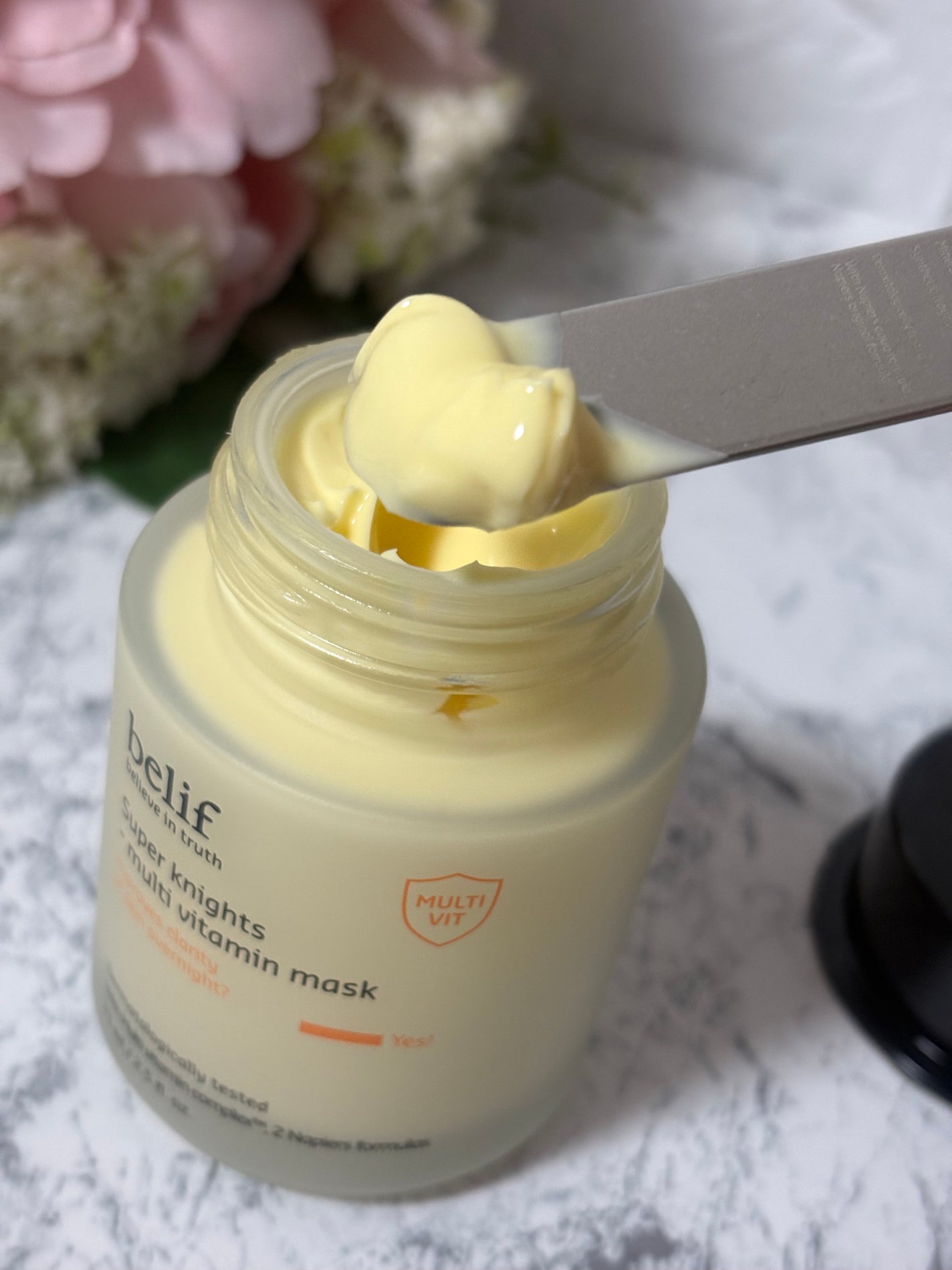 スーパーナイツ ビタミンマスク/belif/フェイスクリームを使ったクチコミ(4枚目)