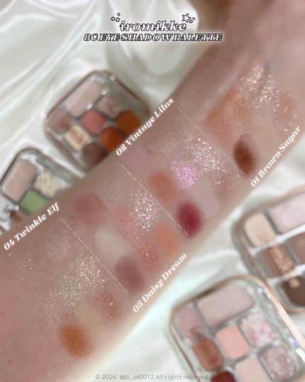 イロミッケ 8色アイシャドウパレット/iromikke/アイシャドウパレットを使ったクチコミ(6枚目)