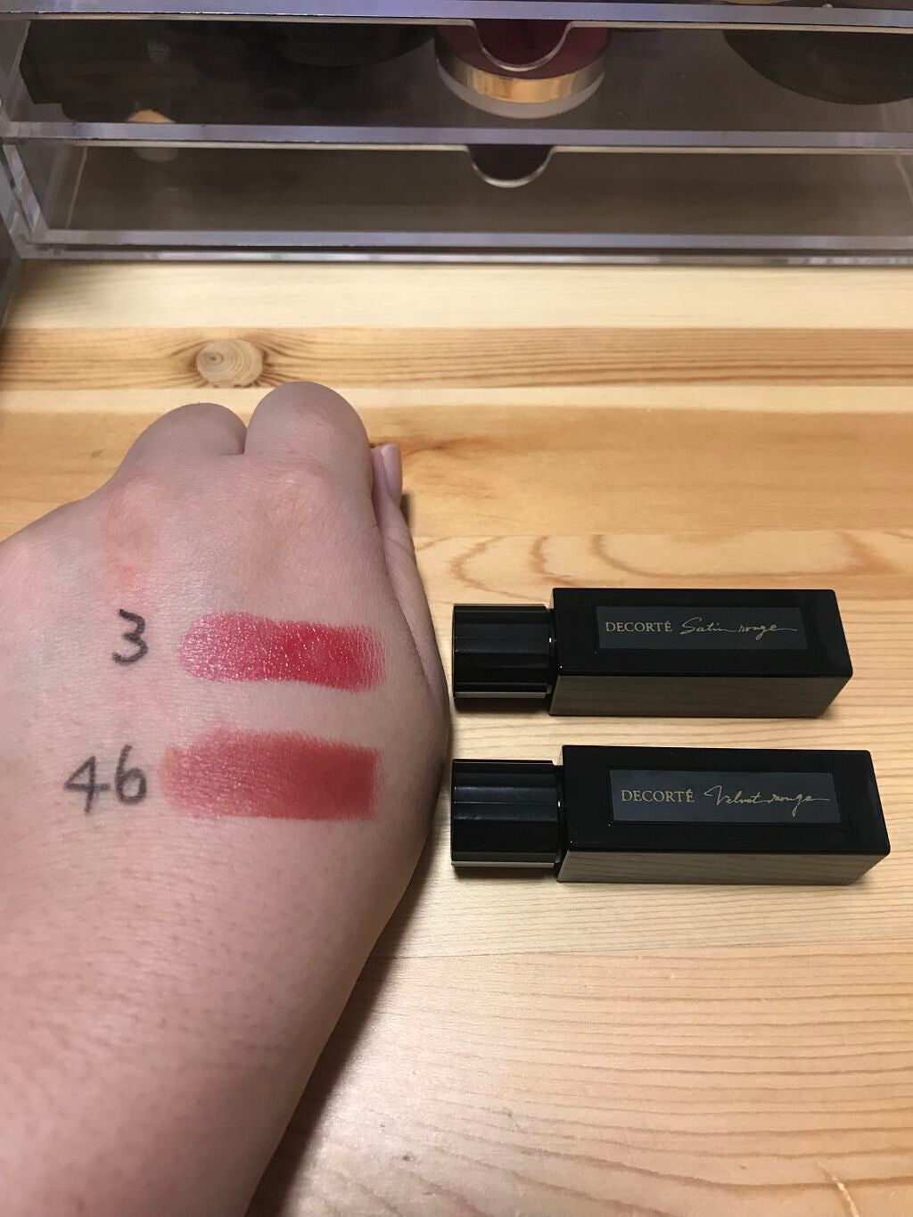 ルージュ デコルテ/DECORTÉ/口紅を使ったクチコミ(2枚目)