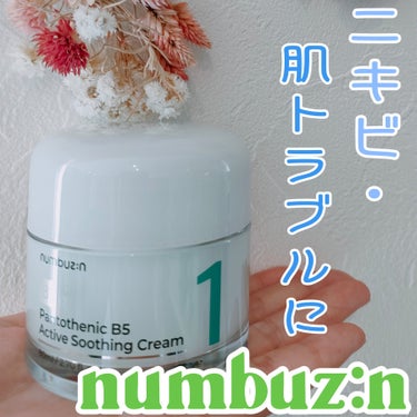 1番 塗るパントテン酸スージングクリーム/numbuzin/フェイスクリームを使ったクチコミ（1枚目）