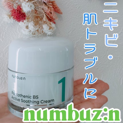 1番 塗るパントテン酸スージングクリーム/numbuzin/フェイスクリームを使ったクチコミ(1枚目)