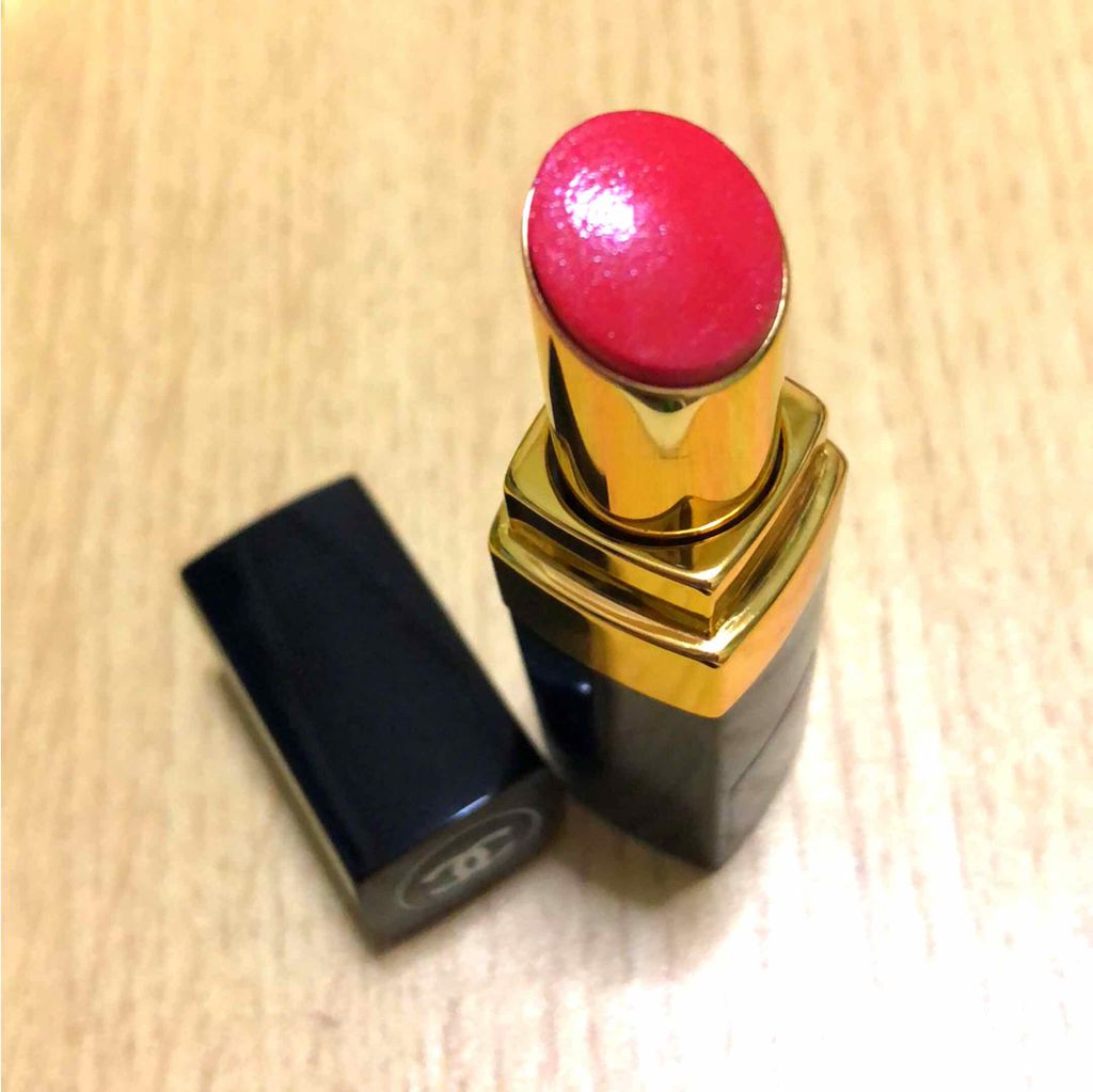 ルージュ ココ シャイン 62 モンテカルロ/CHANEL/口紅を使ったクチコミ（1枚目）