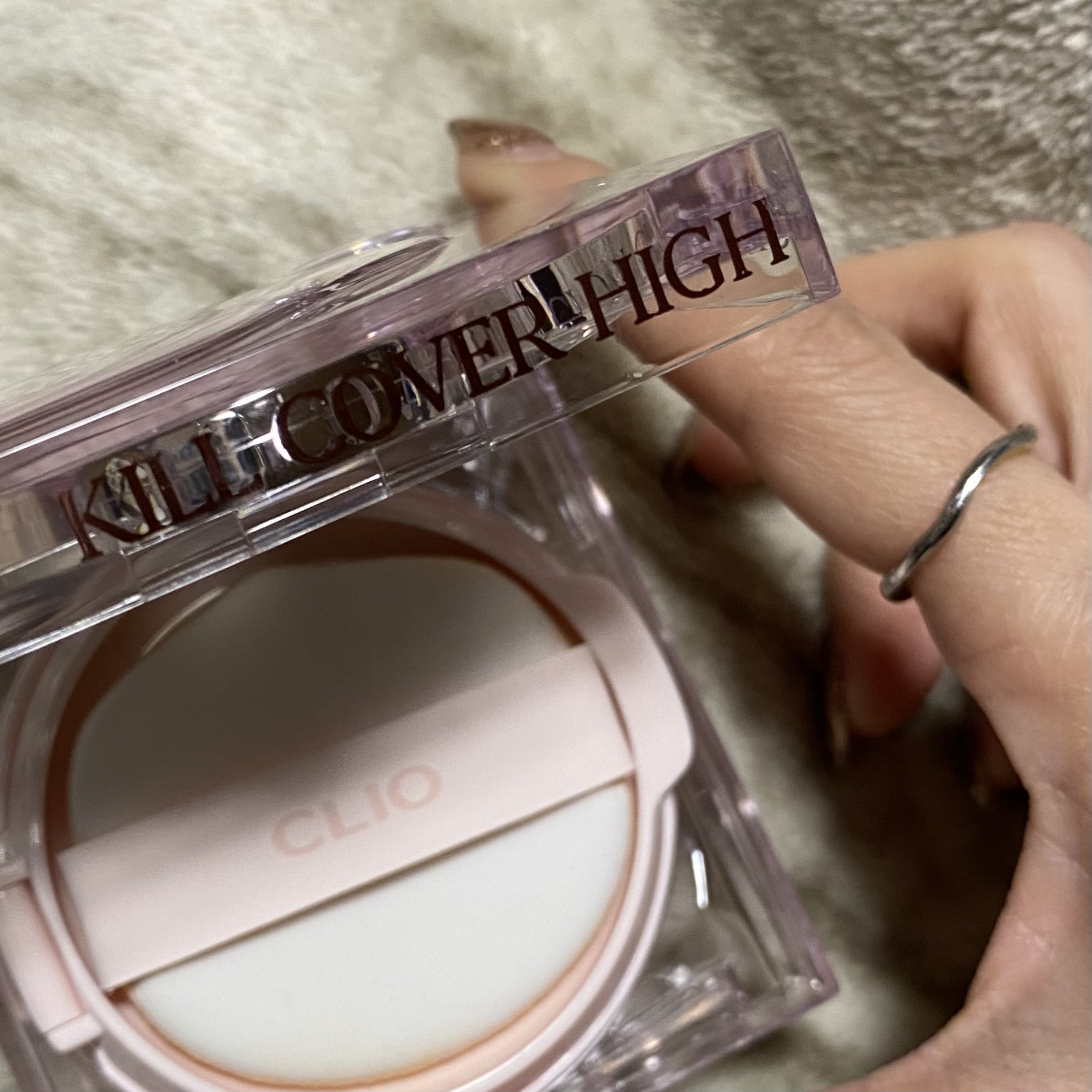 キル カバー ハイ グロウ クッション/CLIO/クッションファンデーションを使ったクチコミ（2枚目）