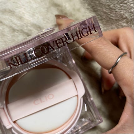 キル カバー ハイ グロウ クッション/CLIO/クッションファンデーションを使ったクチコミ(2枚目)