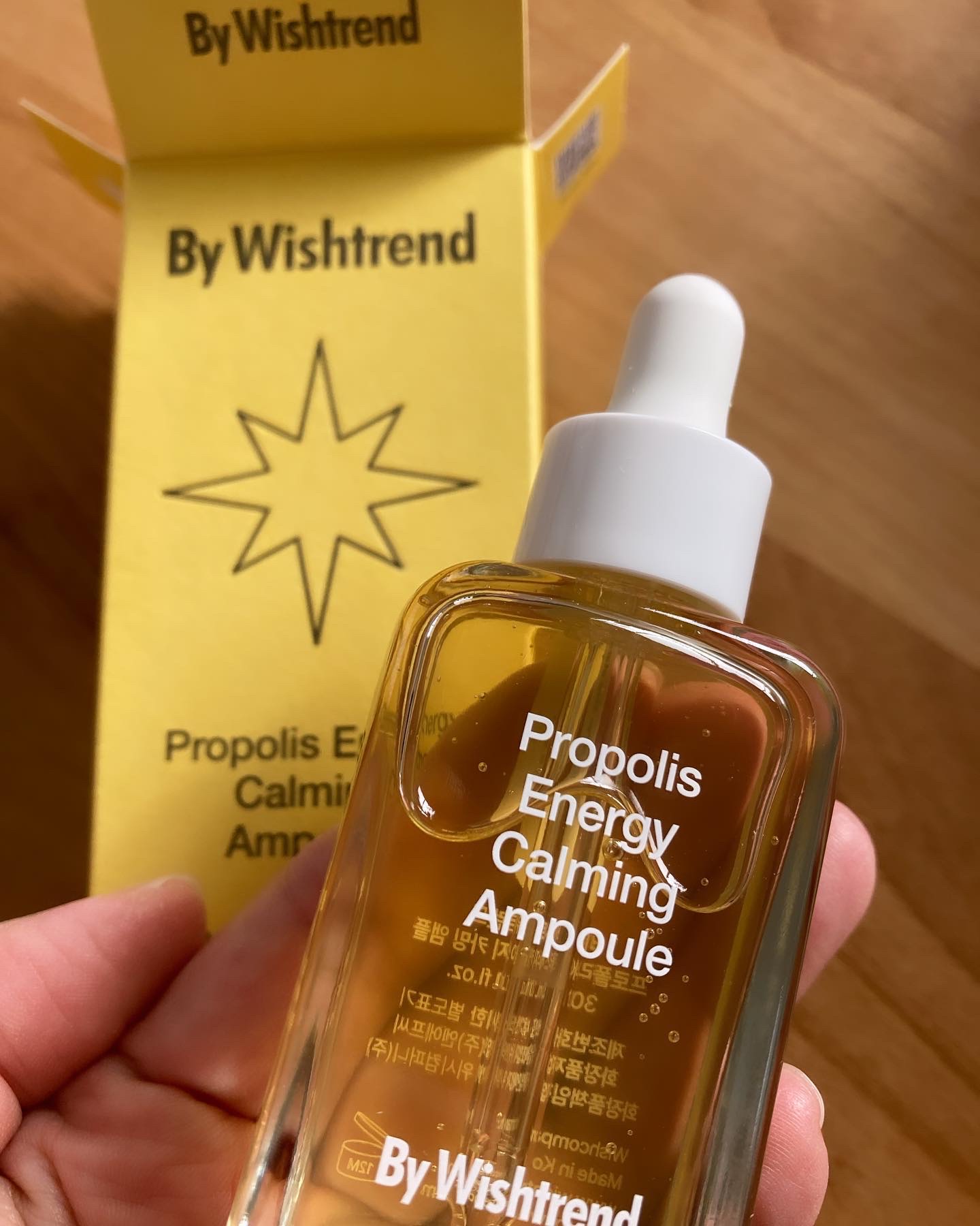 プロポリスエナジーカーミングアンプル/By Wishtrend/美容液を使ったクチコミ（1枚目）