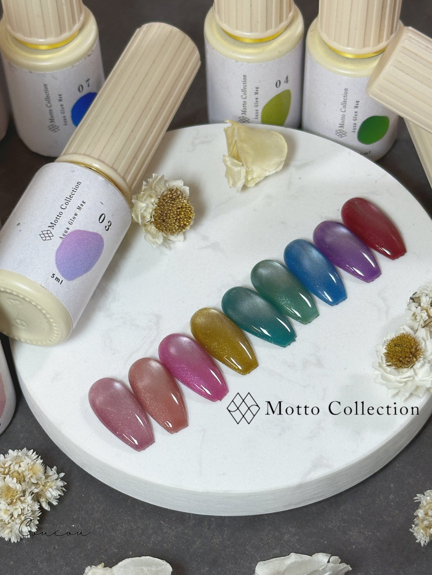 🐒ズボラママみっちゃんの高見えネイル💅 on LIPS 「←他も見てね♩@nailstyle.tokyoさんのaquag..」(1枚目)