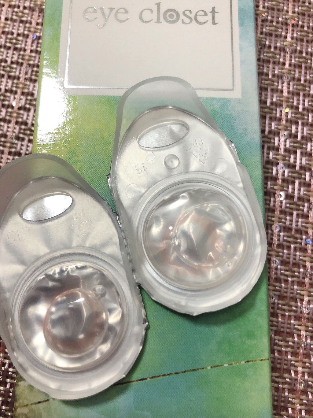 eye closet １day SweetSeries "Half"（アイクローゼットワンデー スウィートシリーズ ハーフ） Clearness Coral/EYE CLOSET/ワンデー（１DAY）カラコンを使ったクチコミ（2枚目）