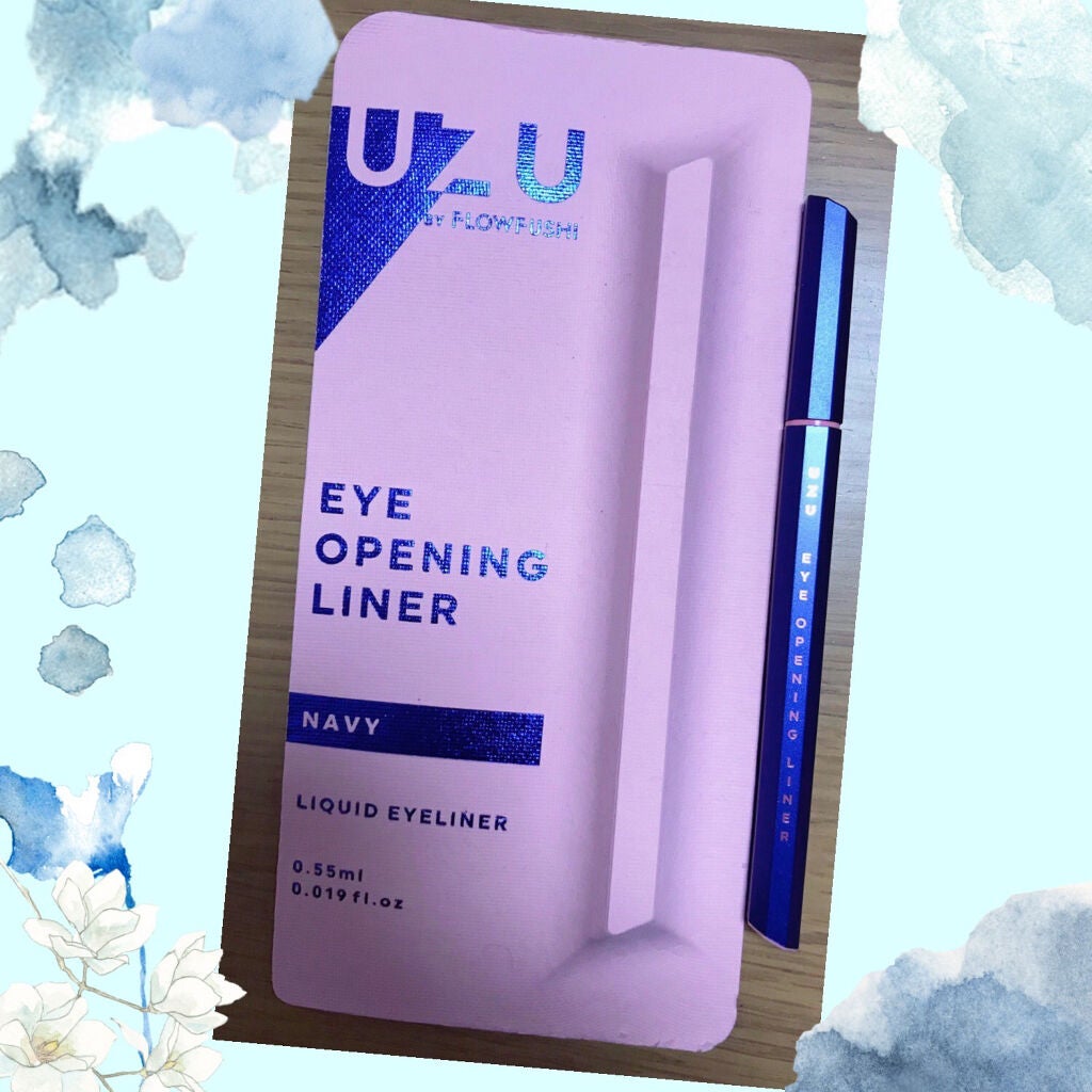EYE OPENING LINER/UZU BY FLOWFUSHI/リキッドアイライナーを使ったクチコミ(1枚目)