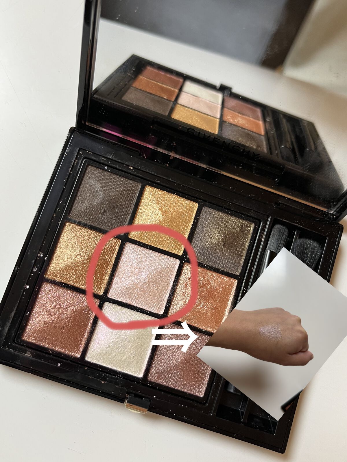 ル・ヌフ・ジバンシイ/GIVENCHY/アイシャドウパレットを使ったクチコミ（2枚目）