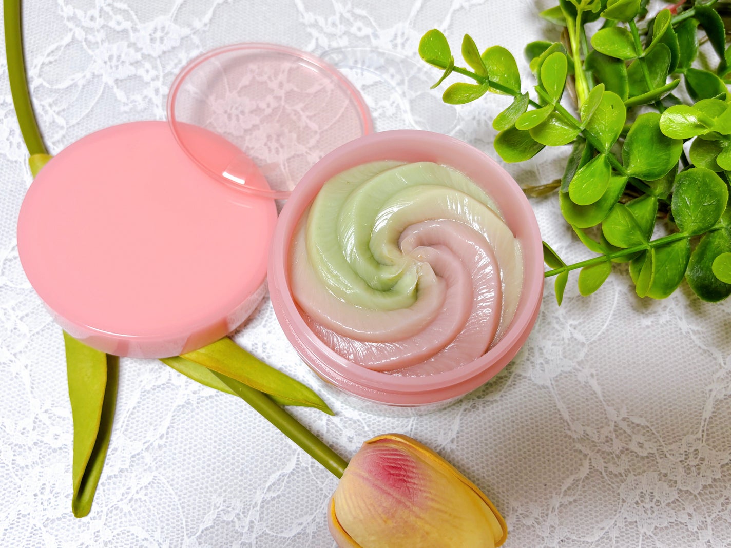 ピンクアロエメレンゲクレンザー/APRILSKIN/その他洗顔料を使ったクチコミ(3枚目)