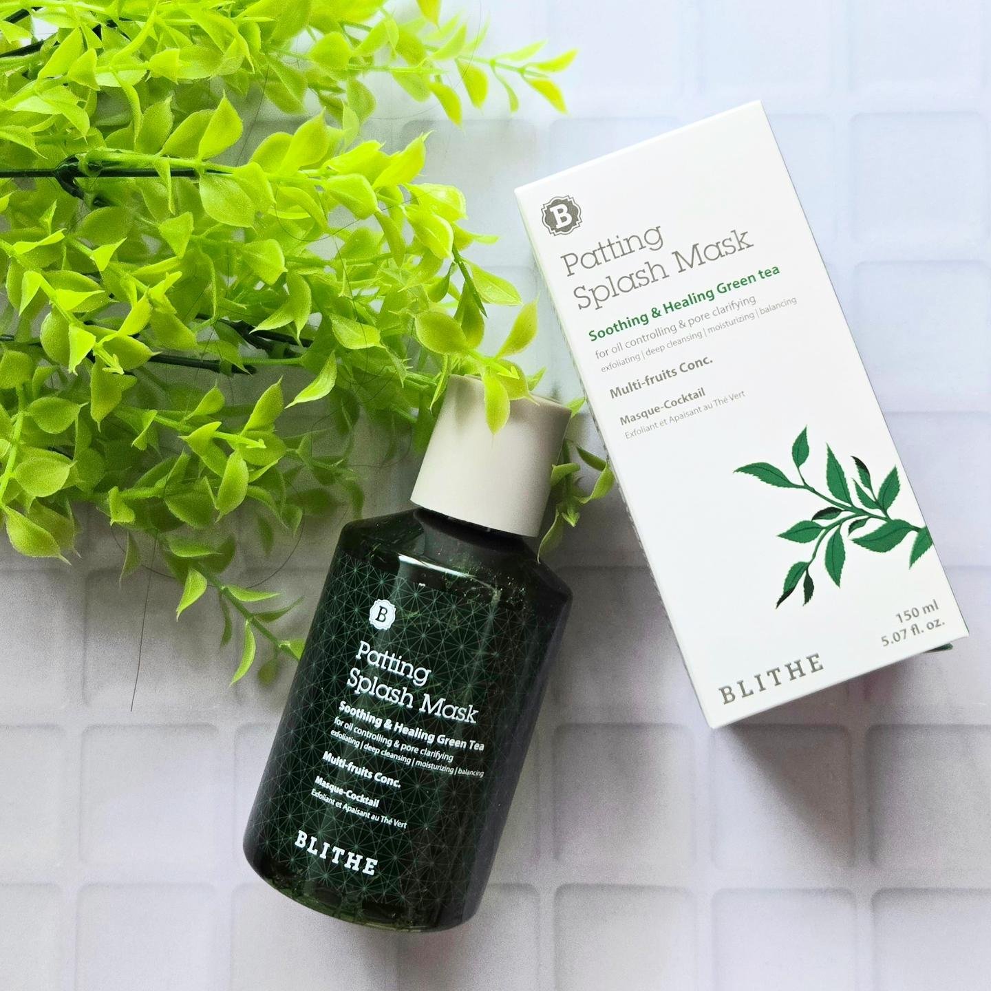 Patting Splash Mask Soothing & Heeling Green tea/BLITHE/その他洗顔料を使ったクチコミ（1枚目）