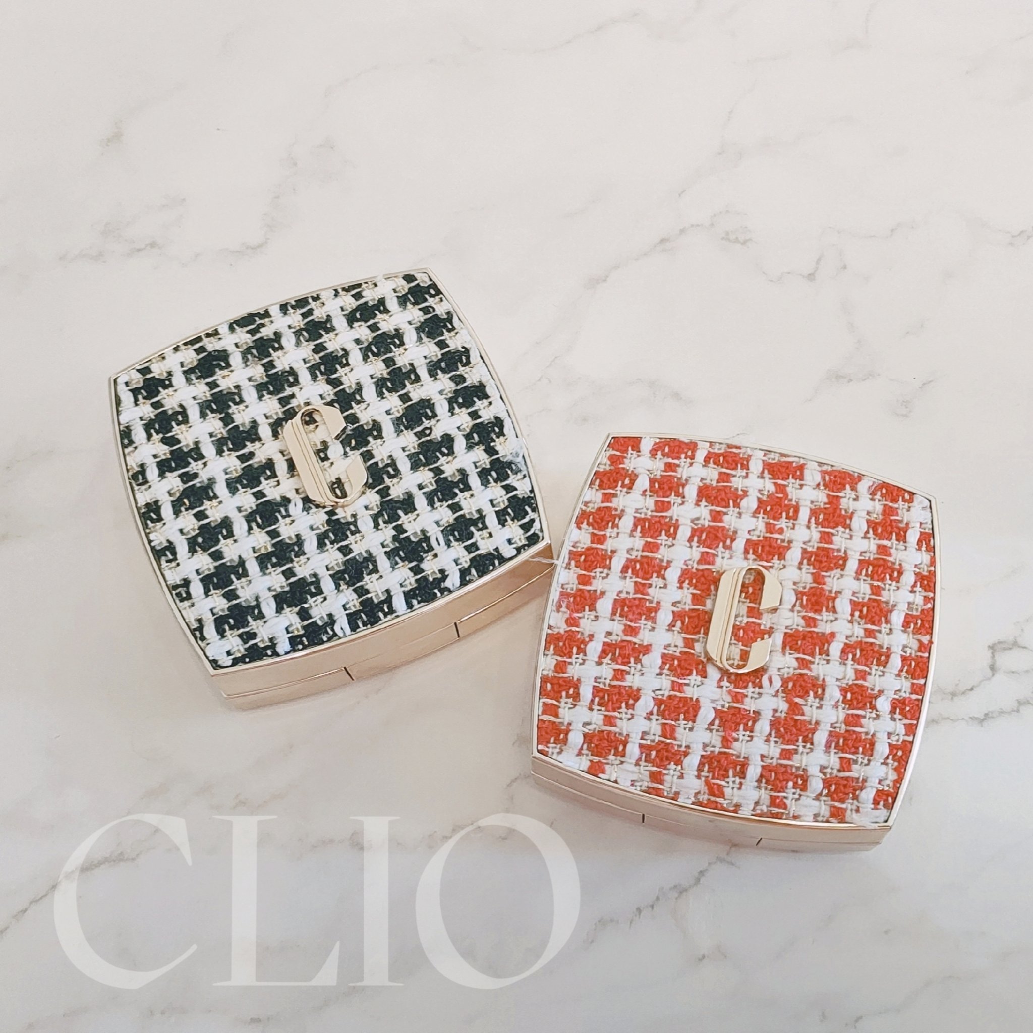 ニューマグネットパクト（ツイードエディション）/CLIO/クッションファンデーションを使ったクチコミ（2枚目）