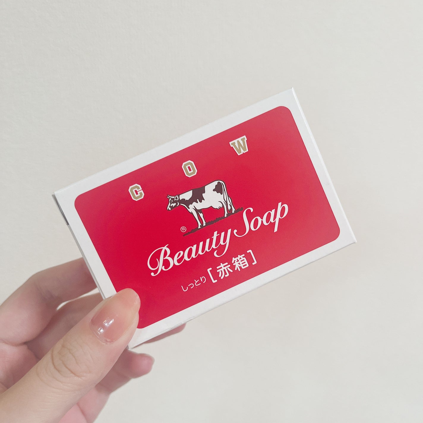 赤箱 (しっとり)/カウブランド/洗顔石鹸を使ったクチコミ(1枚目)